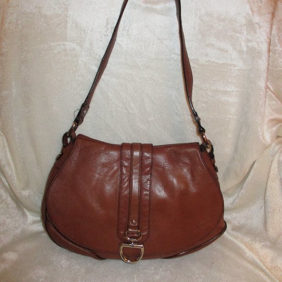 Etienne Aigner Flapped Saddle Bag - Picture 1 of 14